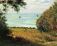 View of the Sea from Villerville, 1882, caillebotte