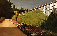 The Wall of the Kitchen Garden, Yerres, 1877, caillebotte