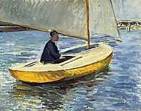 The Yellow Boat, 1891, caillebotte