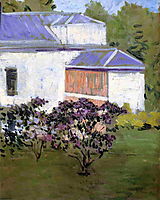 Yerres, Part of the South Façade of the Casin, c.1878, caillebotte