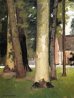 Yerres, Through the Grove, the Ornamental Farm, c.1878, caillebotte