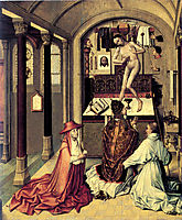 Mass of Saint Gregory, c.1415, campin