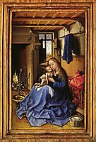 Virgin and Child in an Interior, c.1435, campin