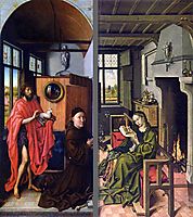 Werl Altarpiece, 1438, campin