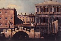 Capriccio: The Ponte della Pescaria and Buildings on the Quay, c.1743, canaletto