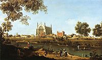 The Chapel of Eton College, 1747, canaletto