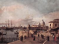 Entrance to the Grand Canal: from the West End of the Molo, c.1737, canaletto