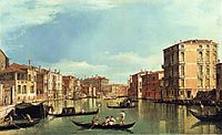 Grand Canal Between the Palazzo Bembo and the Palazzo Vendramin, canaletto