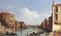 The Grand Canal from Campo San Vio towards the Bacino, c.1730, canaletto