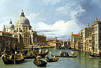 The Grand Canal and the Church of the Salute, 1730, canaletto
