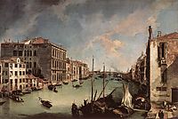 Grand Canal, Looking East from the Campo San Vio, 1723, canaletto
