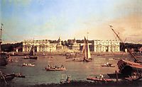 London: Greenwich Hospital from the North Bank of the Thames, c.1753, canaletto