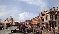 The Molo Looking West, 1730, canaletto