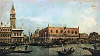 The Molo and the Piazzetta San Marco, Venice, canaletto
