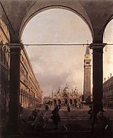 Piazza San Marco: Looking East from the North West Corner, c.1760, canaletto