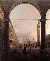 Piazza San Marco: Looking East from the North West Corner, c.1760, canaletto