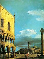 The Piazzet Looking South, 1727, canaletto