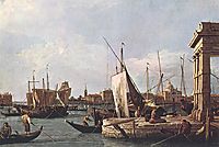 The Punta della Dogana, 1730, canaletto