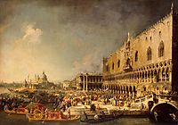 The Reception of the French Ambassador in Venice, c.1745, canaletto