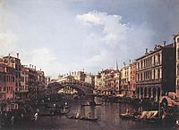 The Rialto Bridge from the South, c.1735, canaletto