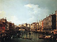 Rialto Bridge from the South, c.1737, canaletto