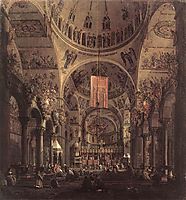 San Marco: the Interior, c.1755, canaletto