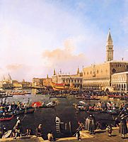 Venice, Bacino di San Marco on Ascension Day, 1754, canaletto