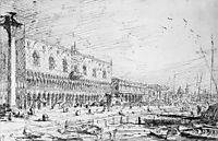 Venice: Riva degli Schiavoni, c.1732, canaletto