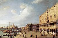 View of the Ducal Palace, 1730, canaletto