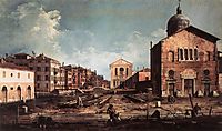 View of San Giuseppe di Castello, c.1745, canaletto