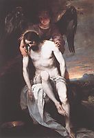 Dead Christ Supported by an Angel , 1650, cano