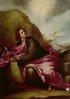 St. John the Evangelist at Patmos, c.1645, cano