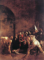 The Burial of Saint Lucy, 1608, caravaggio