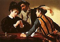 The Cheaters and The Card Players, 1594-1595, caravaggio
