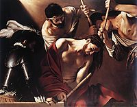 The Crowning with Thorns, 16, caravaggio