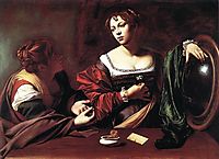 Martha and Mary Magdalene, ~1598, caravaggio