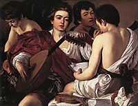 Musicians, 1595-1596, caravaggio