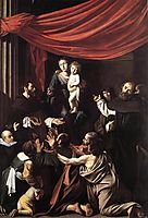 Our Lady of the Rosary, 1607, caravaggio