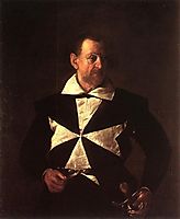 Portrait of Alof Wignacourt, 1608, caravaggio
