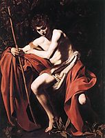 Saint John the Baptist, 1604, caravaggio
