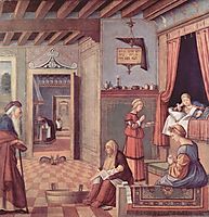 The Birth of the Virgin, 1508, carpaccio