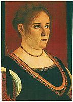 Portrait of a lady, c.1495, carpaccio
