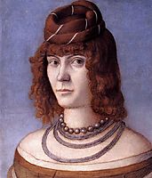Portrait of a Woman, 1498, carpaccio