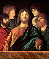 Saviour blesses the four apostles, c.1480, carpaccio