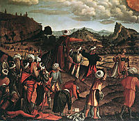 The Stoning of St. Stephen, 1520, carpaccio