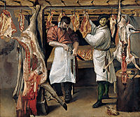 The Butcher`s Shop, carracci