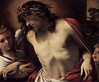 Christ Wearing the Crown of Thorns, Supported by Angels, 1587, carracci
