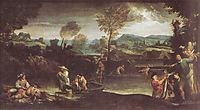 The fishing, c.1596, carracci