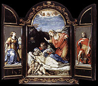 Triptych, 1605, carracci