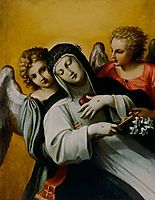 The Ecstasy of Saint Catherine , 1590, carracciagostino